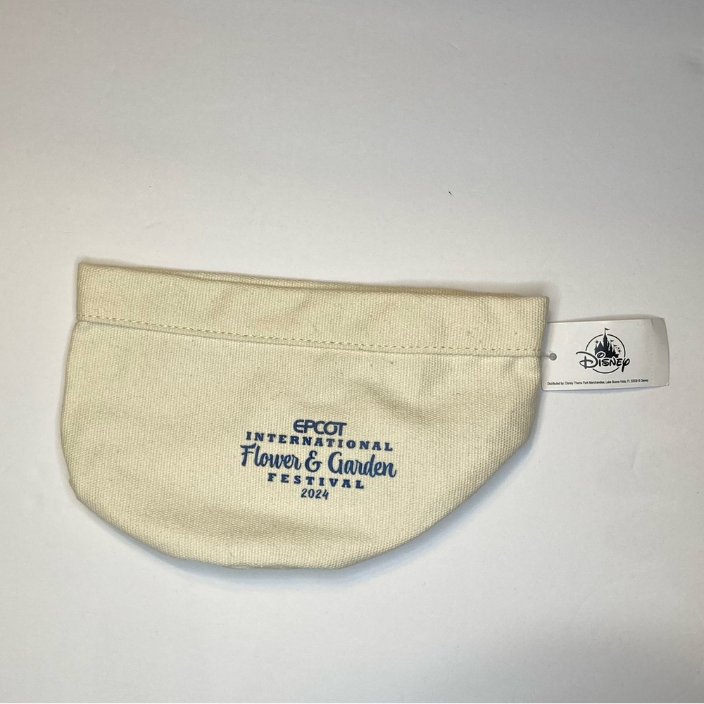 Disney Parks Epcot Flower & Garden Festival 2024 Coco Canvas Pouch - Picture 3 of 10
